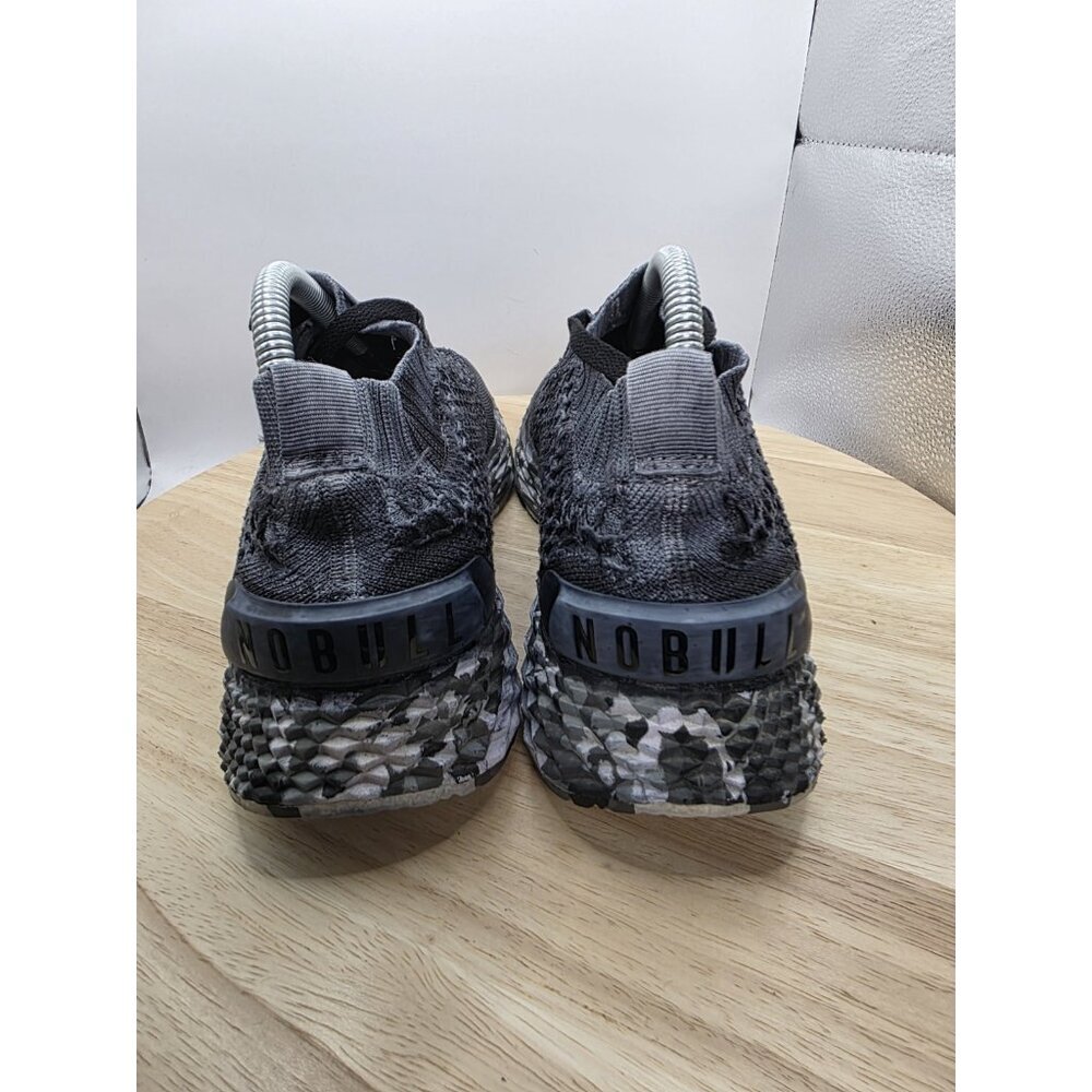 NOBULL Diamond Knit Runner Silver &‎ Gray Running Training Shoes Women 9 Men 7 - Picture 5 of 8